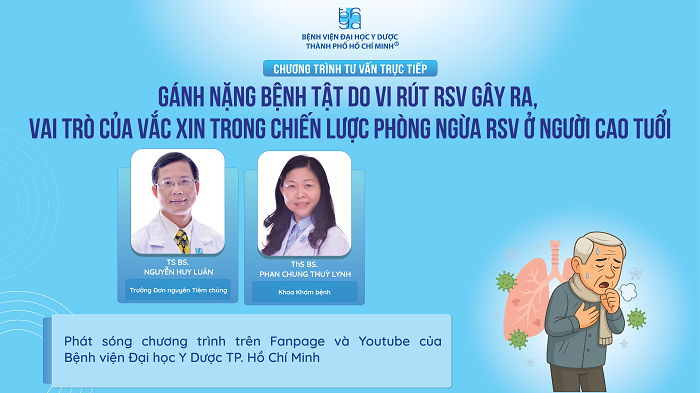 Dấu hiệu bệnh do RSV ở người cao tuổi